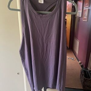 Athleta Lavender Crewneck Sleeveless Tank